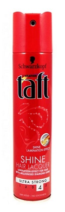 Taft lak na vlasy Shine č.5 červený | Kosmetické a dentální výrobky - Vlasové kosmetika - Laky, gely a pěnová tužidla na vlasy Taft lak na vlasy Shine č.5 červený | Kosmetické a dentální výrobky - Vlasové kosmetika - Laky, gely a pěnová tužidla na vlasy